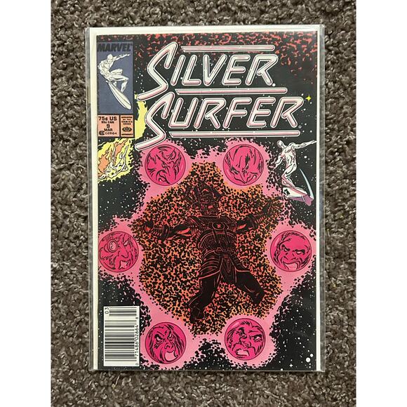 Silver Surfer Vol. 3 #1, 2, 4, 6, 7, 8, 9 (1987 Marvel) Lot of 7 - 3 KEY ISSUES - Picture 3 of 8